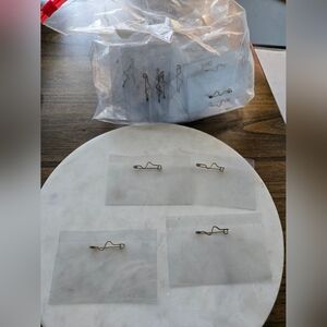 Vintage Clear Badge Holders 60 Count